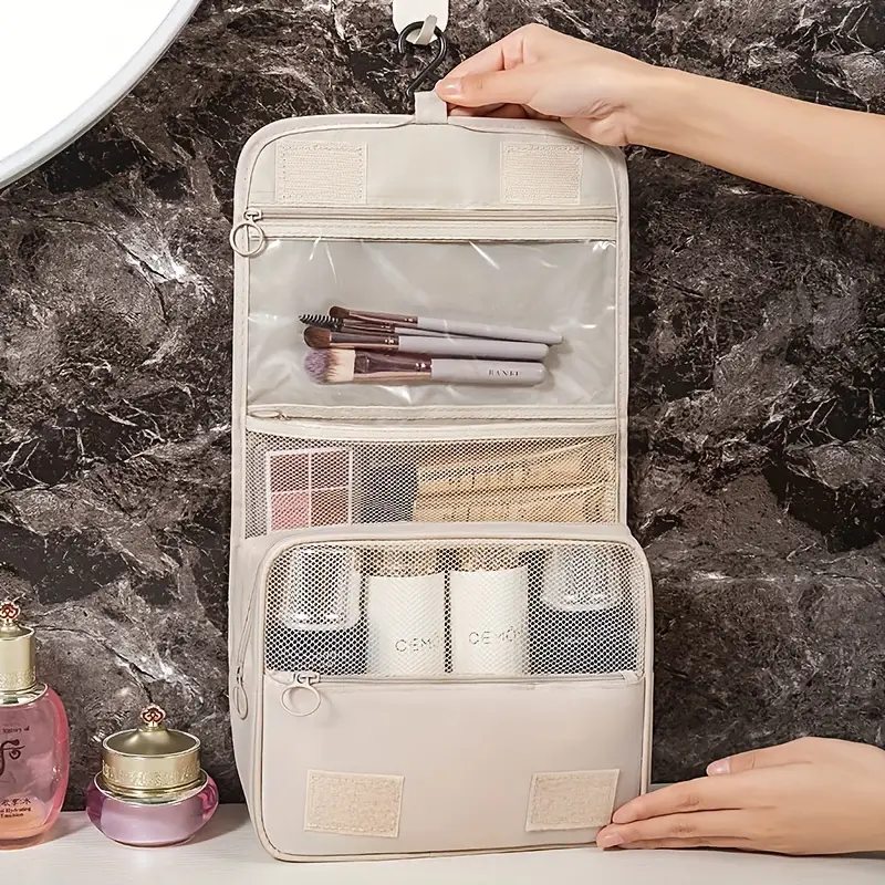 Neceser viajero Multifuncional beige